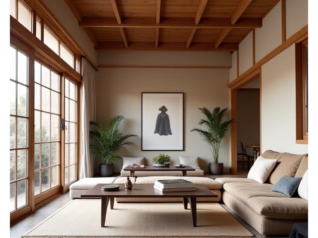 伝統的な日本家屋を現代のライフスタイルに合わせて改築された住宅